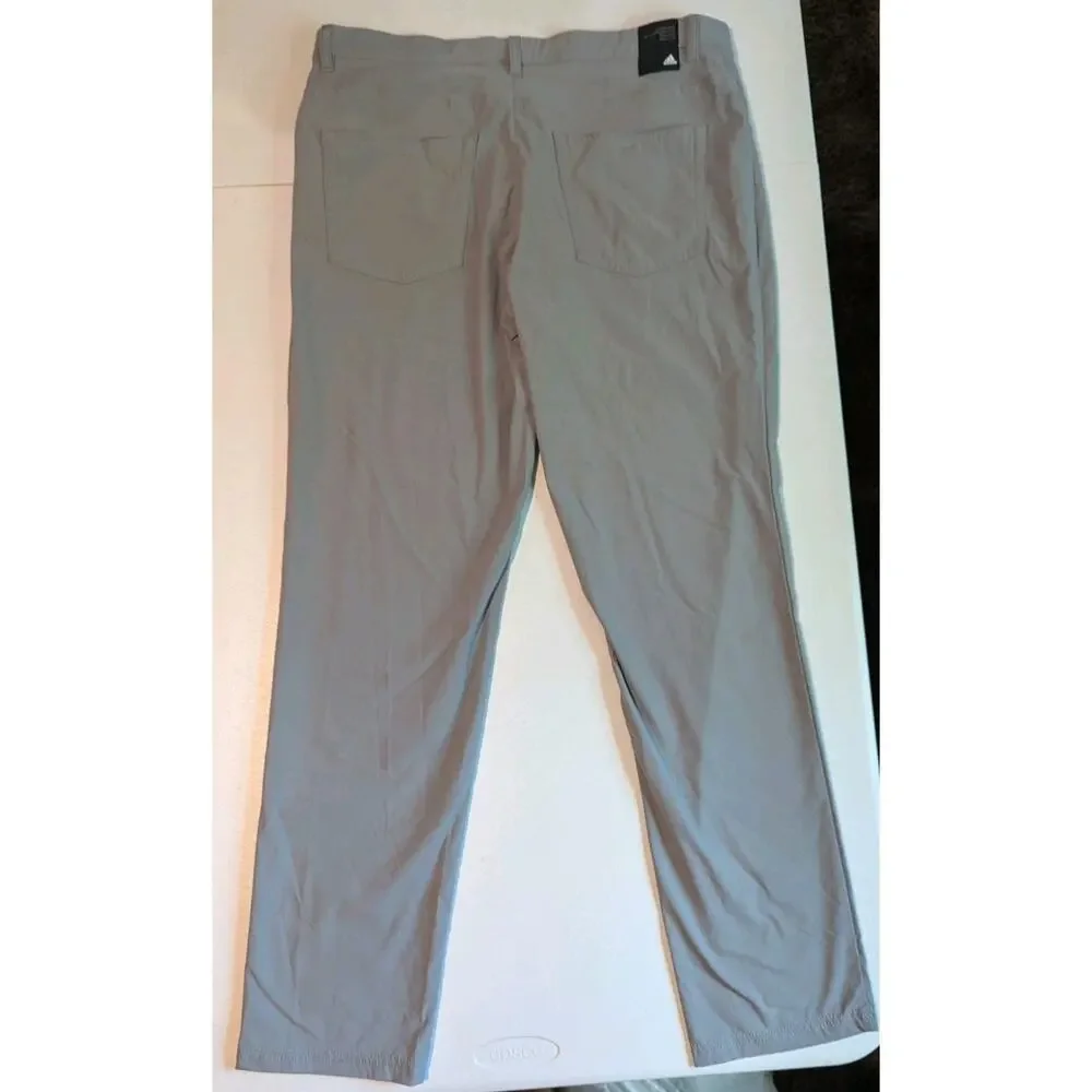 Adidas Golf Go To 5 Pocket Pant Tapered Fit Pants Gray Size 34 x 32